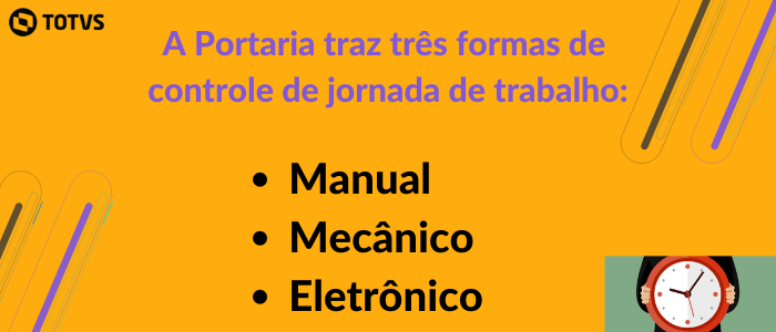 CONTROLE JORNADA MANUAL, ELETRÔNICO E MECÂNICO
