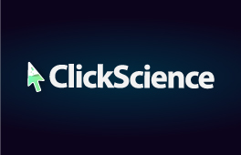 ClickScience-Logo-Horizontal &ndash; &Eacute;dson Beux_264px